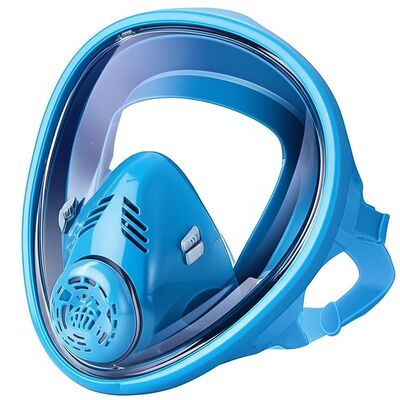 Silica Gel Full Face Snorkeling Mask Approximately 500 Grams and Comfortable Equipment Offering Clear Vision for Snorkeling